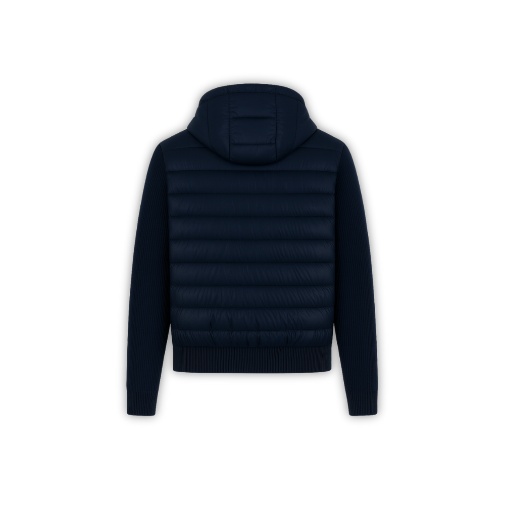 Down Knit Zip Cardigan NAVY