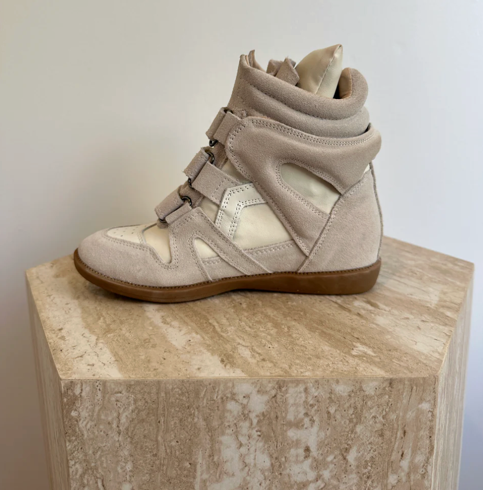 Wedge sneaker White