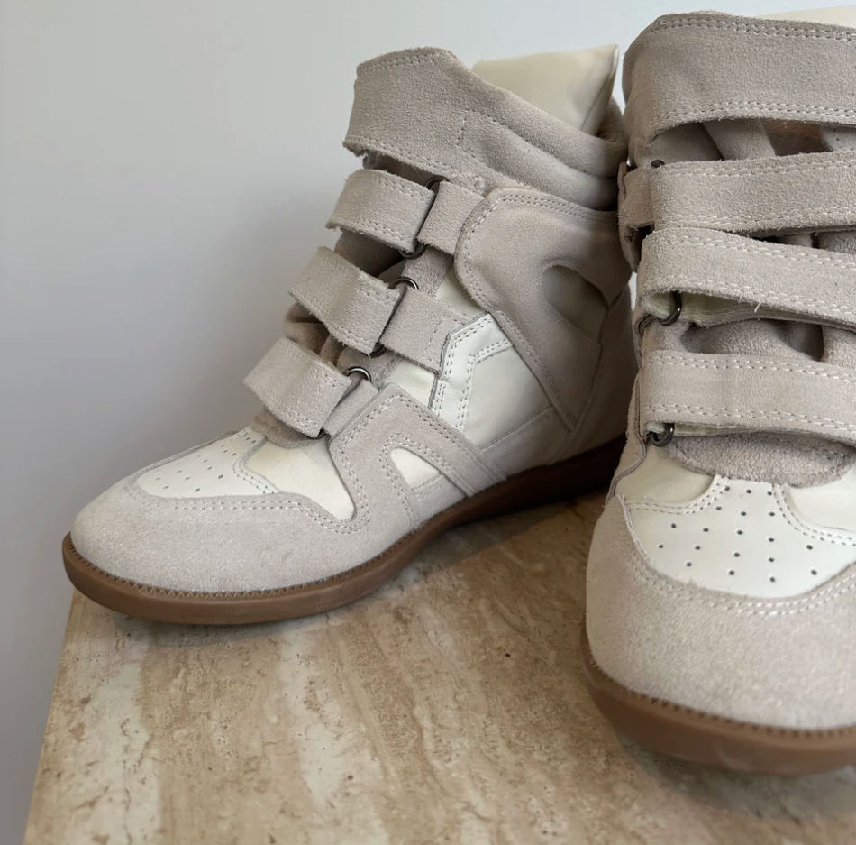 Wedge sneaker White