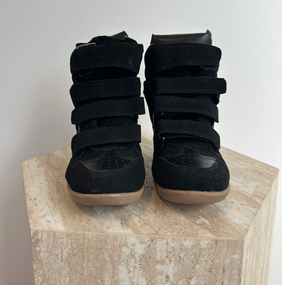 Wedge Sneaker Black