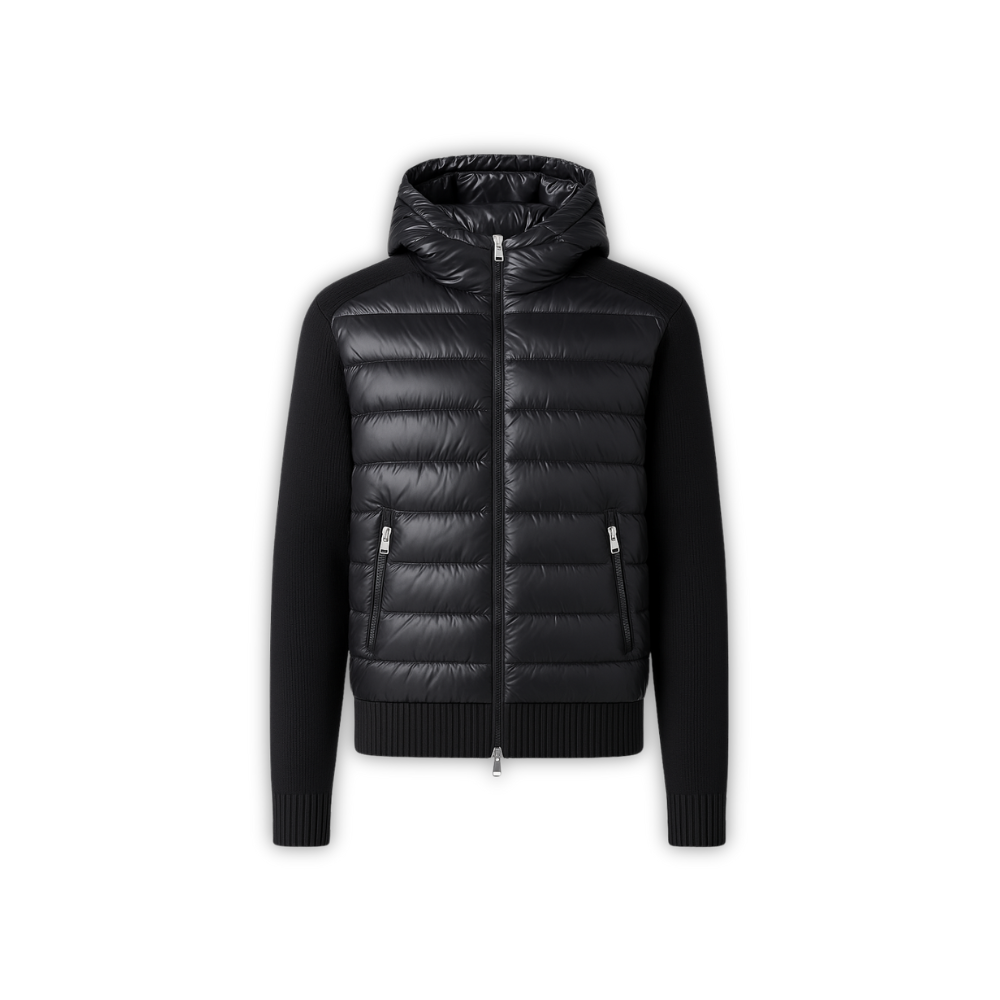 Vexon Puffer Knit Cardigan