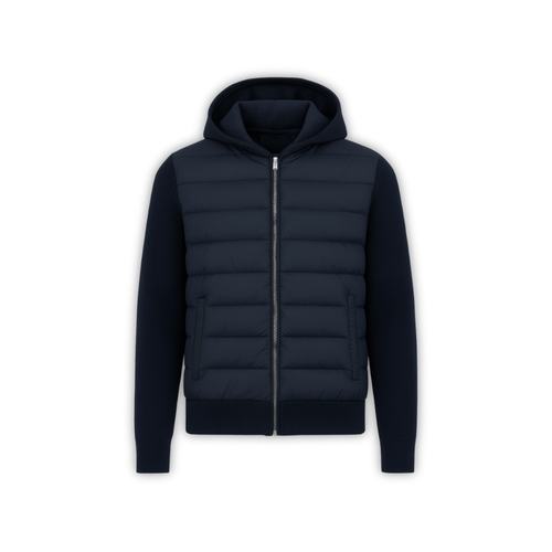 Elaris Quilted Knit Hoodie