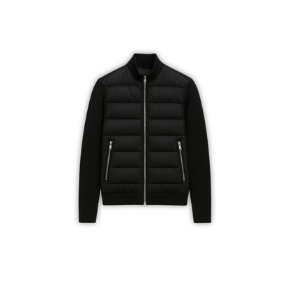 Knit Panel Hybrid Cardigan