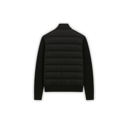 Knit Panel Hybrid Cardigan